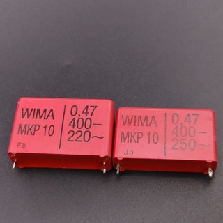 Tụ điện wima 0.47uf, 474 400v mkp10 tháo máy