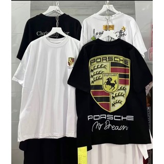 Áo thun Porche My Dream phối hình in cực sắc nét, Áo phông unisex nam nữ