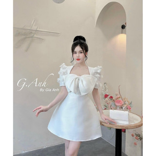 Đầm nơ to 55-90kg quỳnh như bigsize
