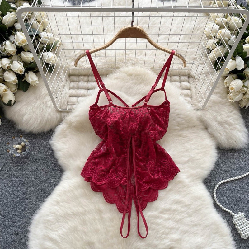 [SẴN] Body Suit Ren Sexy Gợi Cảm MS1542 xuyên thấu gợi cảm cho nữ phối nơ ngực  [CWEAR.SEXY_ĐỒ NGỦ & NỘI Y CAO CẤP] | BigBuy360 - bigbuy360.vn