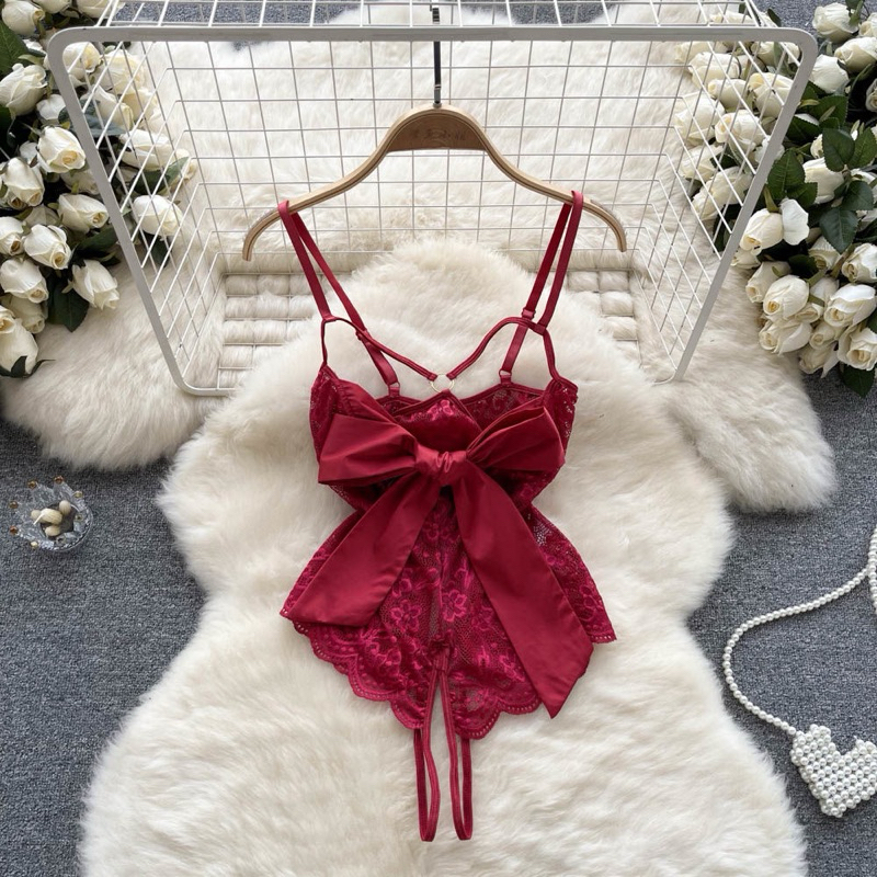 [SẴN] Body Suit Ren Sexy Gợi Cảm MS1542 xuyên thấu gợi cảm cho nữ phối nơ ngực  [CWEAR.SEXY_ĐỒ NGỦ & NỘI Y CAO CẤP] | BigBuy360 - bigbuy360.vn