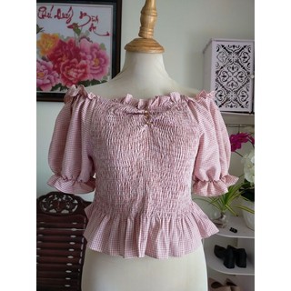Áo crop top new 98%