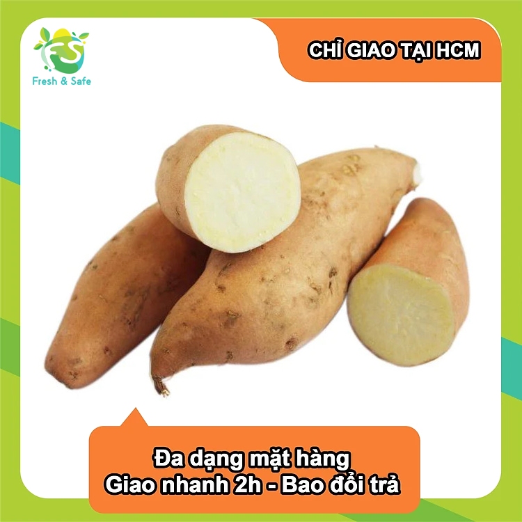 [Chỉ Giao HCM] Khoai Lang Trắng - 500g