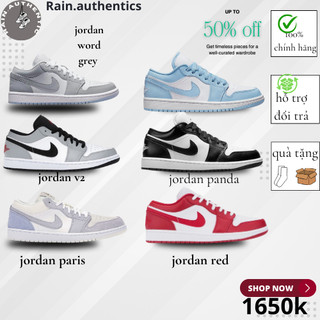 Giày air _jordan 1 low panda full box, bao check kiểm tra