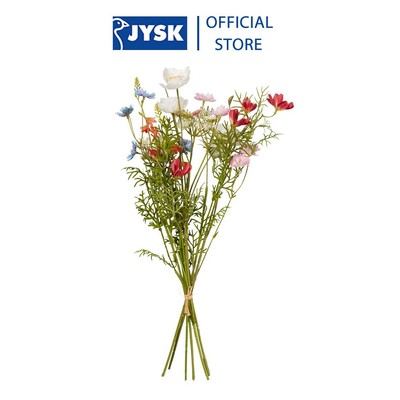 Hoa trang trí | JYSK Kristian | nhựa polyester/sợi cói | nhiều màu | C60cm