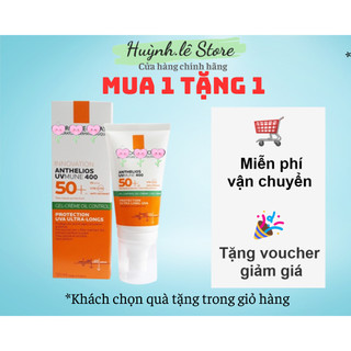 Kem chống nắng không màu kiểm soát dầu Laroche Posay Anthelios XL Dry Touch Gel-Cream 50ml, 15ml (la roche)
