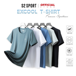 Áo thun thể thao nam s2 sport t-shirt thun lạnh cổ tròn vải coolmax thoáng khí mát mẻ - sts06