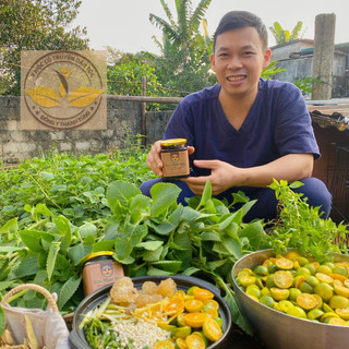 Siro ho thảo mộc húng chanh