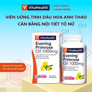  Viên Uống Tinh Dầu Hoa Anh Thảo Evening Primrose Oil 1000mg Tăng Cường Nội Tiết Tố Nữ