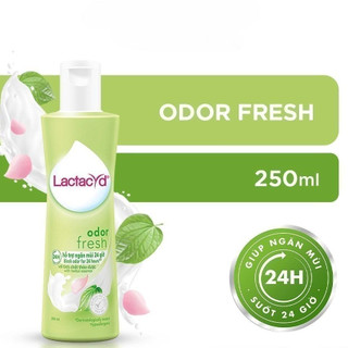 Dung dịch vệ sinh phụ nữ hỗ trợ ngăn mùi 24h tinh chất thảo dược Lactacyd Odor Fresh 250ml