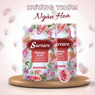 Combo Túi 4 Nước Giặt Surcare Sinh Học - Hương Thơm Lan Toả - Công Nghệ Nhật Bản - Túi 2kg