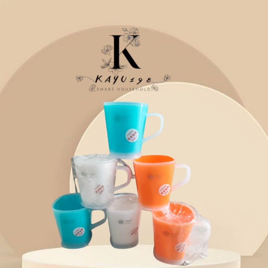 Cốc nhựa uống nước, cốc đánh răng Uteki dung tích 450ml hàng đẹp bền chắc màu sắc tươi sáng