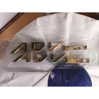 Bộ tem chữ nổi ADV 150 màu crôm vàng nhập thái