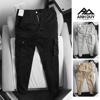 Quần Kaki Nam Dài Túi Hộp Ống Suông Đẹp Vải Co Giãn Cao Cấp ANH DUY SHOP QD10