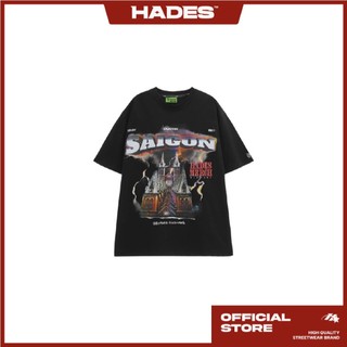 Áo Thun Unisex SAIGON SPIRIT BLACK TEE 100% Cotton - HADES Brand Chính Hãng