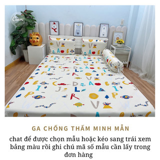 [được chọn mẫu]GA CHỐNG THẤM COTTON THUN NANO KHÁNG KHUẨN (chống thấm 2 mặt bé tè lau sạch)