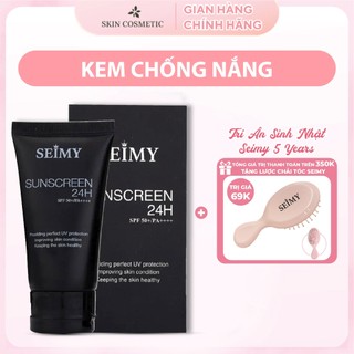 [CHÍNH HÃNG] Kem chống nắng dưỡng da trắng Seimy - Sunscreen 24h - Kem dưỡng da