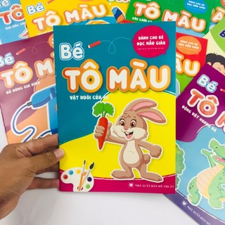 Combo 10q to mau cho be, cho be tu duy toan hoc, ham hoc hoi