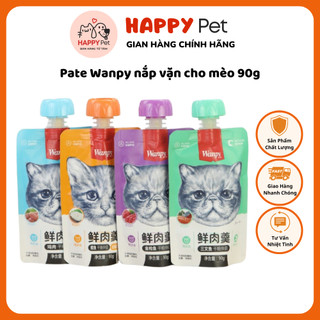 Pate Wanpy nắp vặn cho mèo 90g