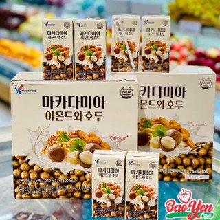 (Thùng 16 hộp) Sữa Hạt Macca Canxi KC Health Hàn Quốc 190ml