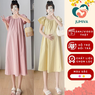 Váy Bầu Mùa Hè Babydoll Thiết Kế Trẻ Trung Xinh Đẹp Thời Trang Cao Cấp Mẫu Mới 2025 JUMIVA