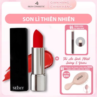 Son lì thiên nhiên không chì Seimy - Nature Lipstick dưỡng môi, dạng thỏi siêu đáng yêu, sử dụng được cho bà bầu