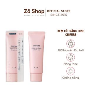 Kem lót nâng tone trắng hồng Chifure Makeup Base Cream UV 30g