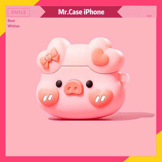 [ CÓ PRO 2 ] Case AIRPOD 1/2/3/Pro 2 Vỏ Đựng Ốp Bảo Vệ Tại Nghe Bluetooth Hình Heo Má Tim - Mr.Case