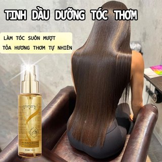 Tinh dầu dưỡng tóc dầu dưỡng tóc tinh chất dưỡng ẩm tóc 100ml Không cần rửa lại Tinh dầu dưỡng tóc hương nước hoa