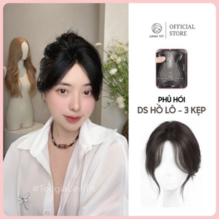 Phủ hói 1 ngôi DS lưới hồ lô 7*11cm Tóc thật (Tặng kèm combo phụ kiện) | Tóc giả Linh Tít