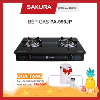 Bếp Gas SAKURA PA-999JP - Mặt Kính Cường Lực, Chịu Nhiệt Tốt - Bảo Hành Chính Hãng 24 Tháng