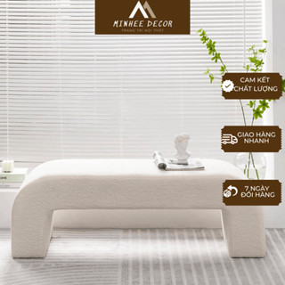  Ghế sofa băng dài ghế chờ hình chữ U decor phòng khách phong cách Bắc Âu MinheeDecor MH02 