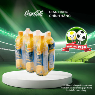 Combo 6 Chai Nước Cam nguyên tép Teppy 1L/chai