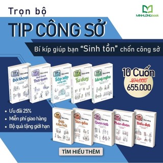 Sách: combo tip công sở - trọn bộ 10 cuốn - top kĩ năng mà dân công sở nào cũng biết