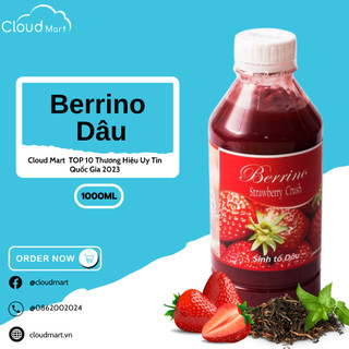 Sinh tố Berrino Dâu 1L- Mứt trái cây Cloudmart