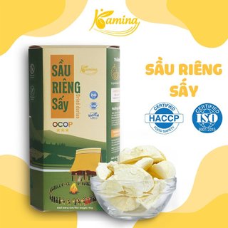 Sầu riêng tự nhiên sấy thăng hoa thơm ngon giòn xốp, Hộp 40gram - Kamina Store