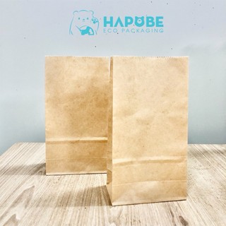 100 Túi giấy kraft không quai cỡ bé