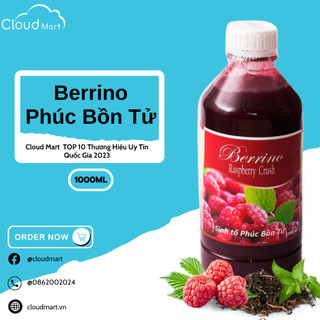 Sinh tố Berrino Phúc Bồn Tử 1L- Mứt trái cây Cloudmart