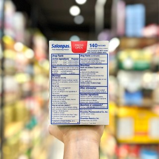 MIẾNG DÁN SALONPAS NHẬT BẢN 140 MIẾNG