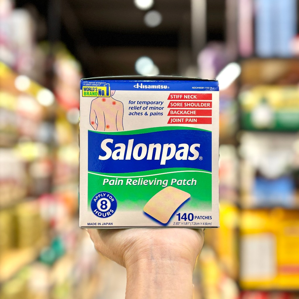 MIẾNG DÁN SALONPAS NHẬT BẢN 140 MIẾNG