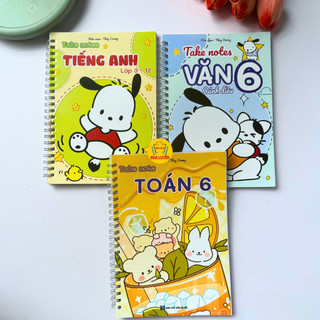 Combo 3 cuốn sổ tay bằng giấy lò xo a5- take note 6
