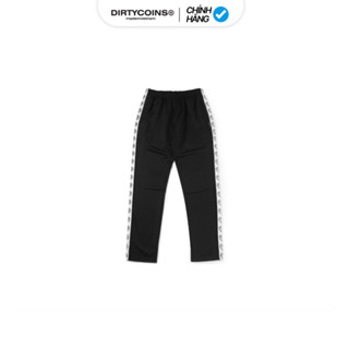 Quần DirtyCoins Striped Track Pants - Black