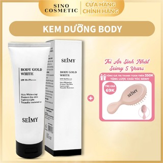 Kem Body Chống nắng Dưỡng trắng Seimy - Body Gold White - dưỡng ẩm, không bết dính, lộ vân kem