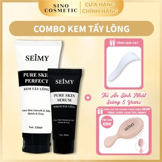 Kem Tẩy Lông An Toàn Seimy - Pure Skin Perfect tẩy mọi loại lông vĩnh viễn nhanh chóng chỉ 5 phút làm mềm mịn da