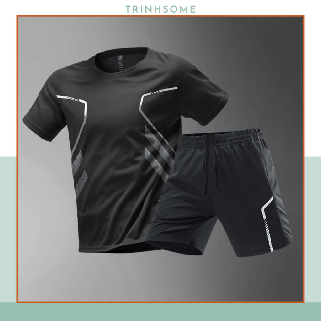 Bộ Đồ, Set Quần Áo thể Thao Nam Nữ, Sport Tập Thể Dục Chạy Bộ Tập Gym, Không Bai Nhão, Bền, Mát Mẻ, Co Dãn 4 chiều