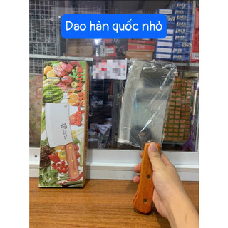 Dao chặt xương, dao Hàn Quốc cán gỗ , Dao chặt cán inox bản to hàng đẹp