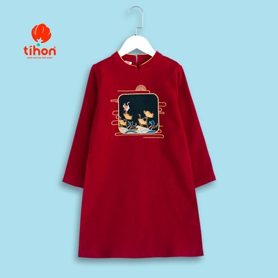 Áo dài bé trai TIHON phong cách sang trọng, nhã nhặn  AD0750337