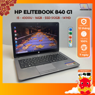 Laptop HP Elitebook 840 G1 I5-4200U/8GB/256GB SSD/14inch HD, máy US zin đẹp, pin tốt