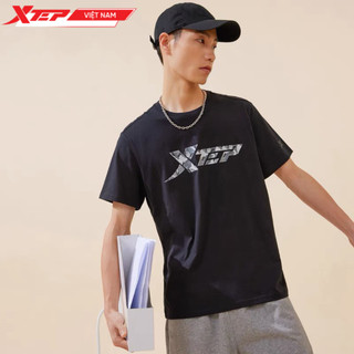 Áo thun nam Xtep chất vải mềm mại, thấm hút mồ hôi tốt 879229010080