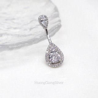 Khuyên rốn bạc s925 - HuongGiangSilver
